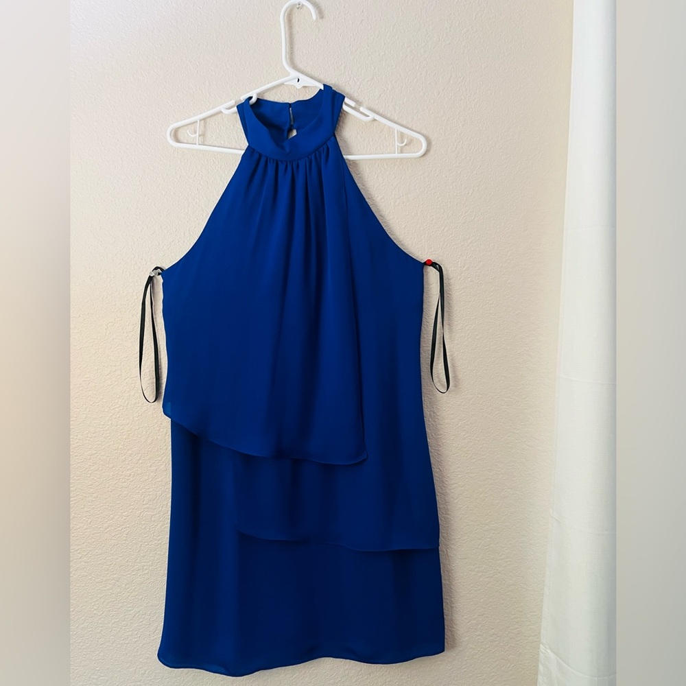 Laundry By Shelli Segal Blue and Pink Garment
